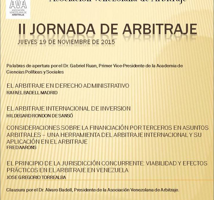 II Jornada de Arbitraje