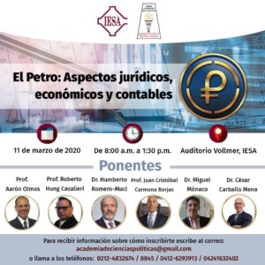 Foro: El Petro: Aspectos jurídicos, económicos y contables