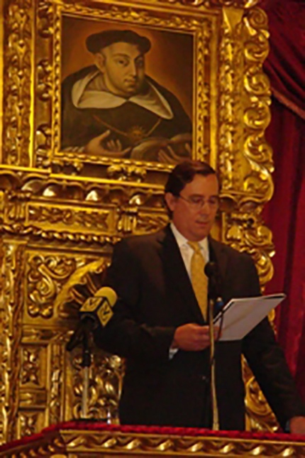 El 08 de mayo de 2012 se realizó en la Sesión Solemne el Acto de Incorporación Académica del Dr. Carlos Ayala Corao