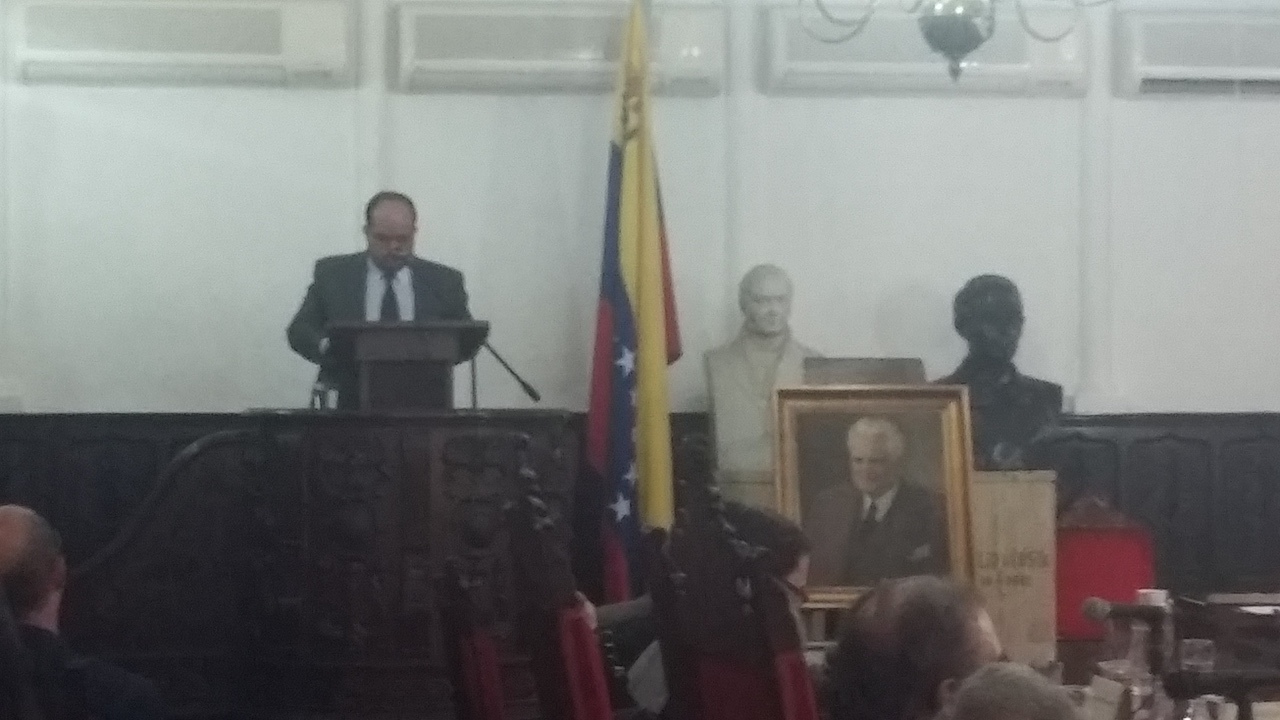 El 07 de noviembre de 2017 se realizó en sesión ordinaria la entrega del Premio «Pedro Manuel Arcaya» al trabajo «Pedro Manuel Arcaya: la vocación del jurista» por Eduardo Meier García.