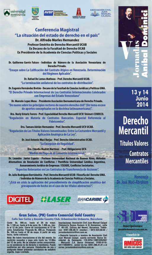 V Jornadas Aníbal Dominici