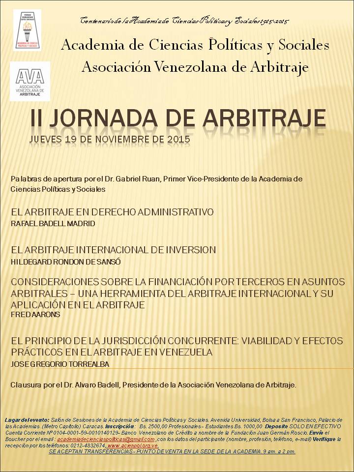 II Jornada de Arbitraje