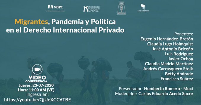 Foro: Migrantes, Pandemia y Política en el Derecho Internacional Privado