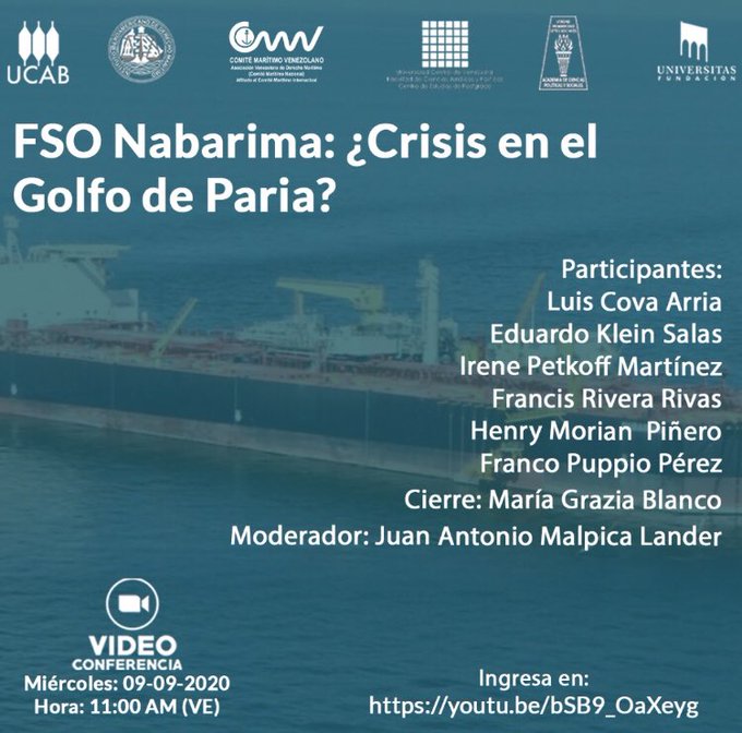 Videoconferencia  FSO Nabarima: ¿Crisis en el Golfo de Paria?