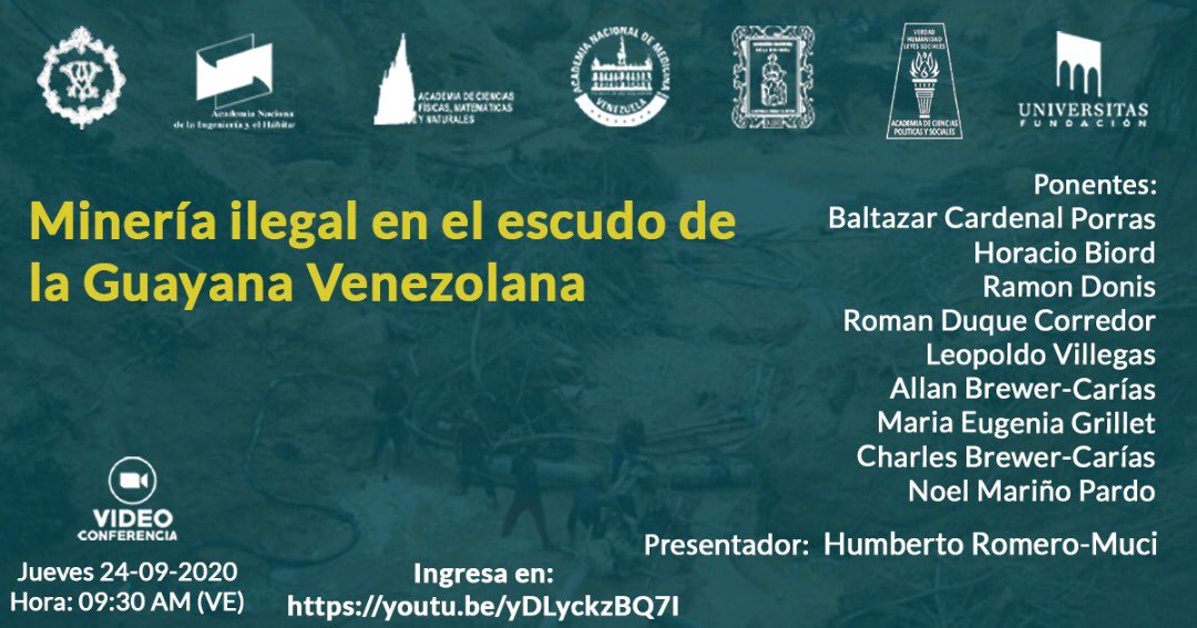 Videoconferencia: Minería ilegal en el escudo de la Guayana Venezolana