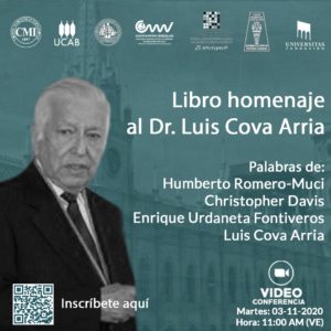 Videoconferencia Libro homenaje al Dr. Luis Cova Arria. Versión digital (3 tomos)