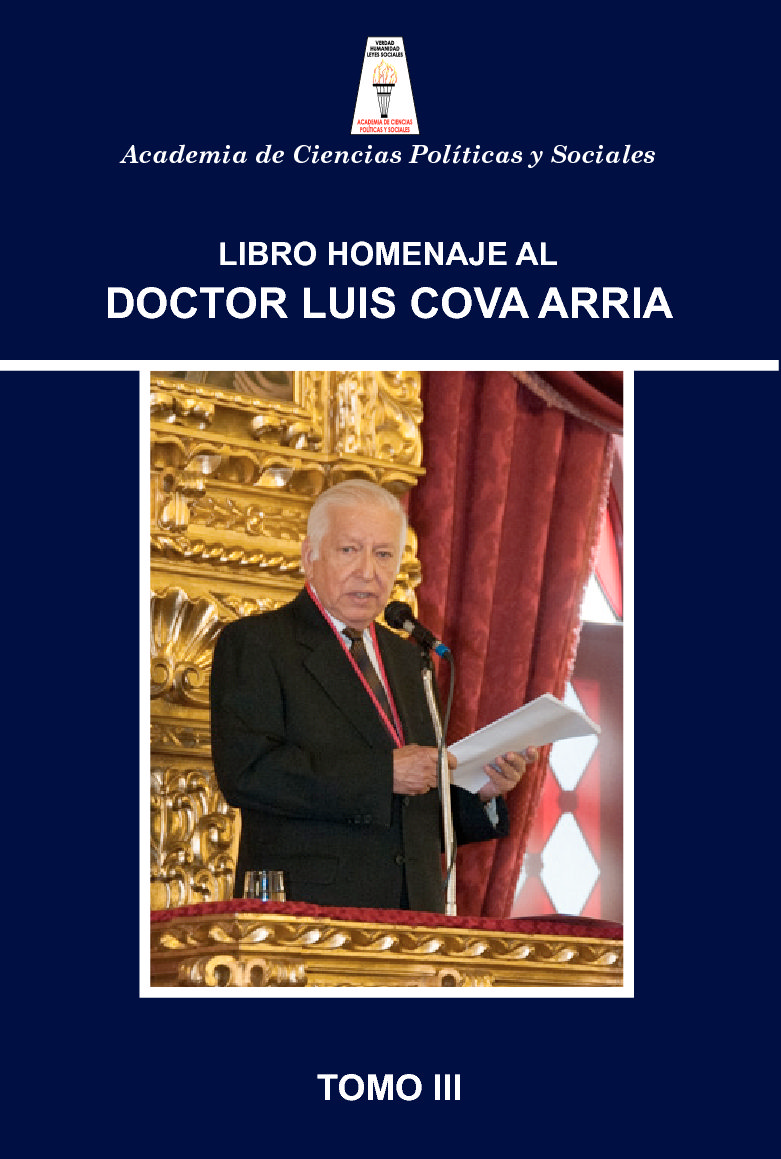 Disponible a texto completo el libro homenaje al Dr. LUIS COVA ARRIA (Tomo III)