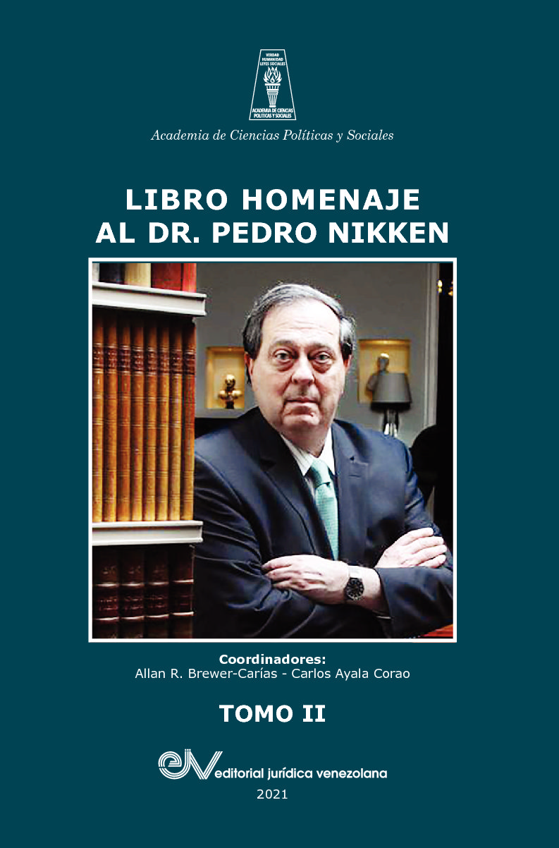 Disponible a texto completo el libro: Homenaje al Dr. PEDRO NIKKEN (Tomo II)