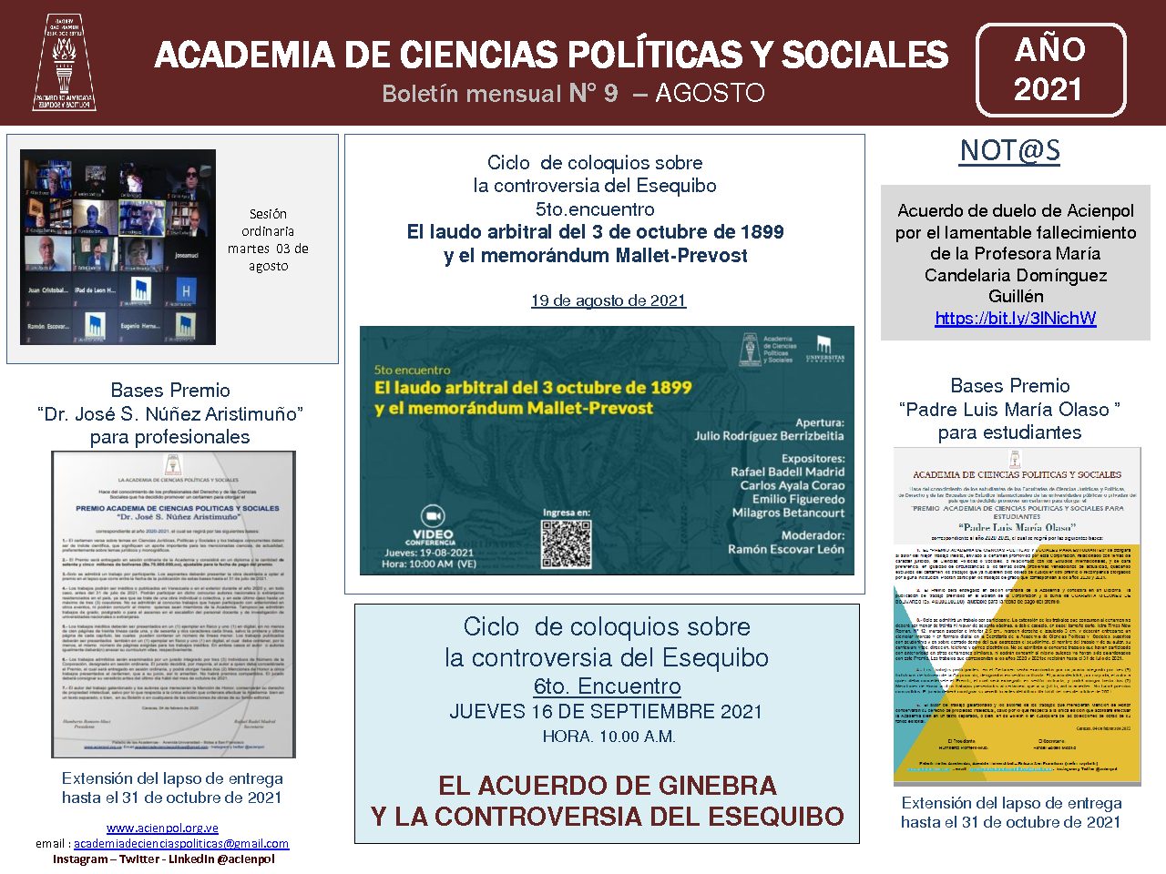 Boletín Digital Acienpol – agosto 2021