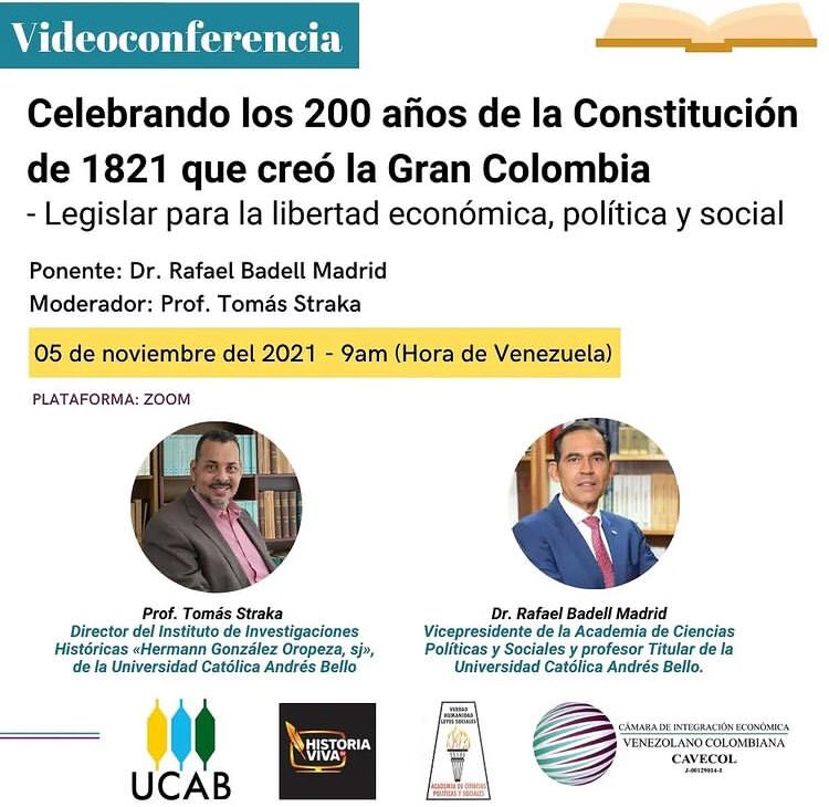 Legislar para la libertad económica, política y social. Viernes, 05 de noviembre. Hora: 9:00 a.m.