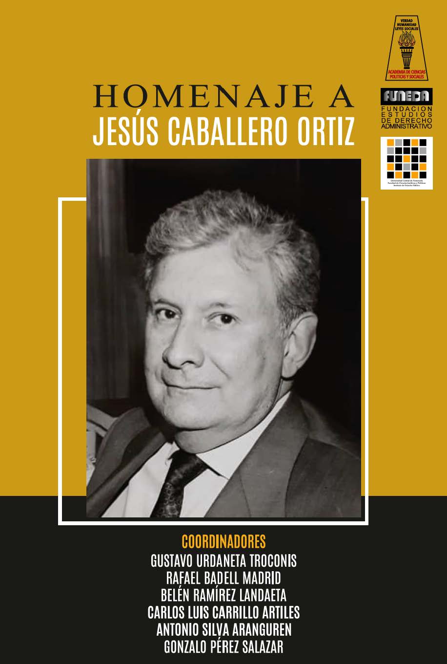 Libro homenaje a Jesús Caballero Ortíz