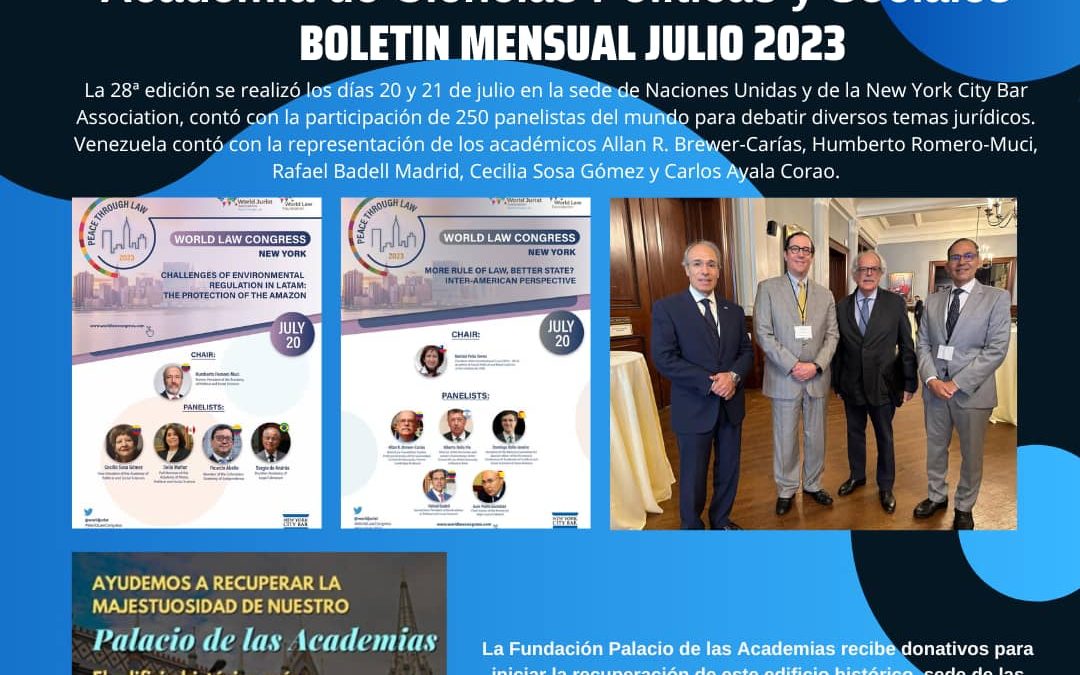 Boletín Digital Acienpol – julio 2023