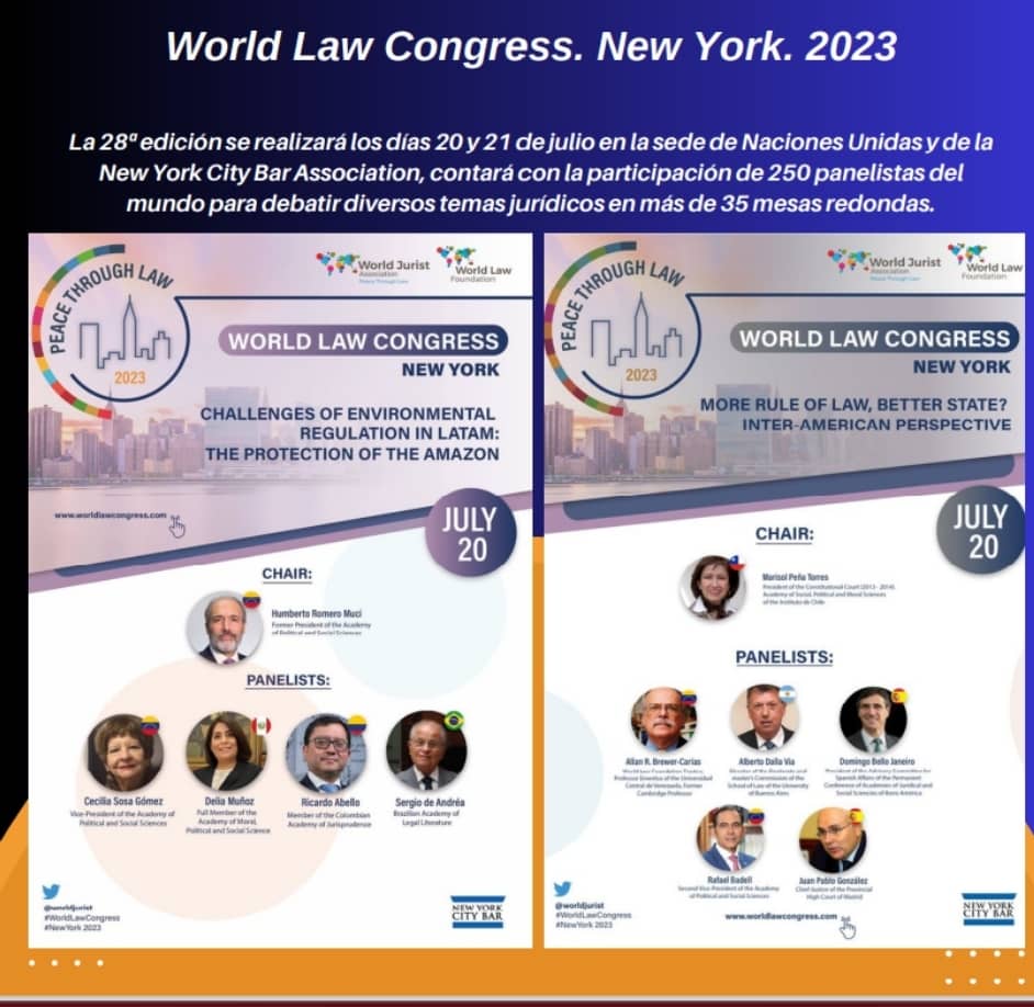World Law Congress – New York, july 21 2023