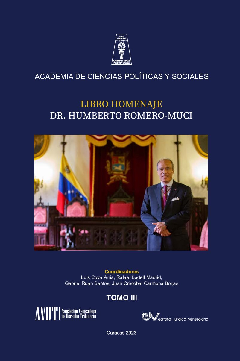 Disponible a texto completo el tomo III del Libro Homenaje Dr. Humberto Romero-Muci