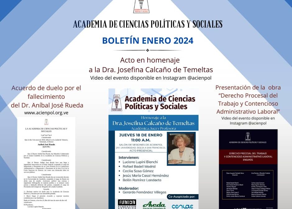 Boletín Digital Acienpol – enero 2024