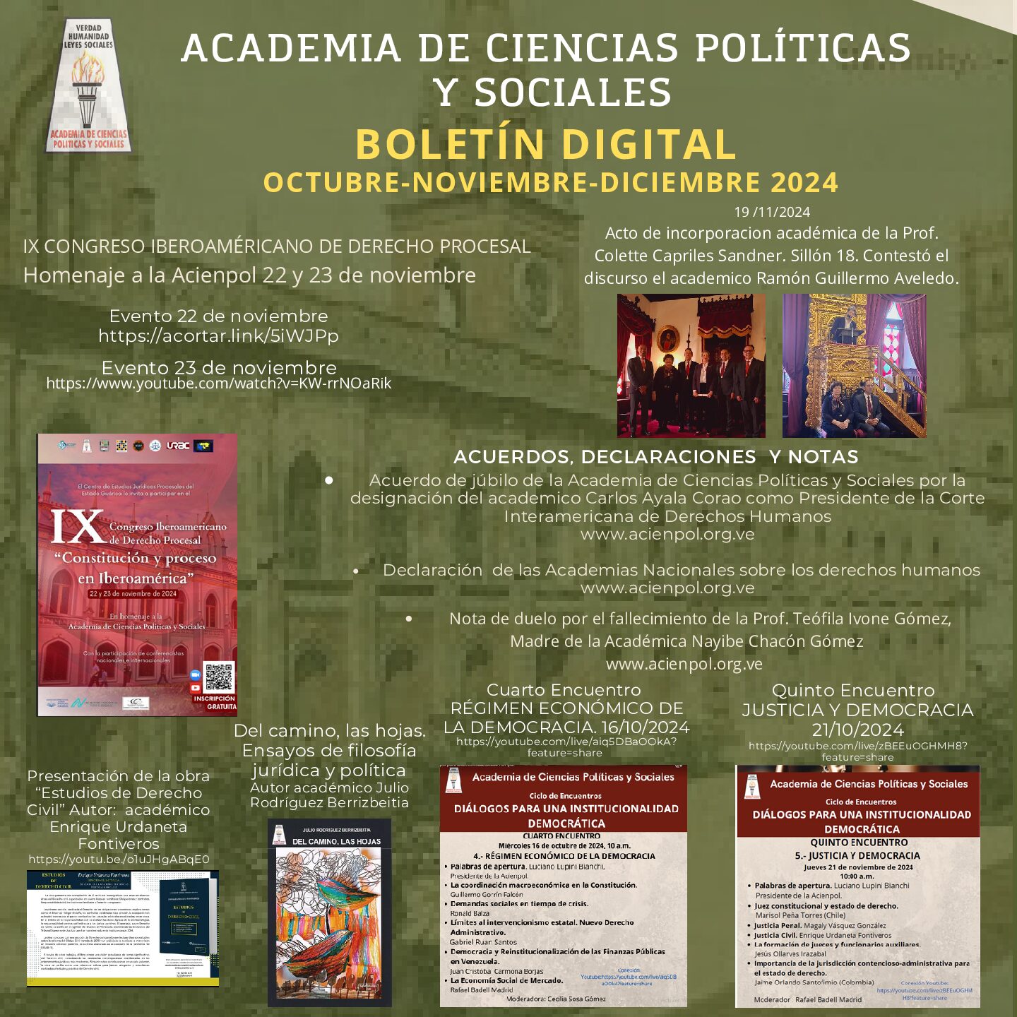 Boletín Digital Acienpol – octubre-diciembre 2024