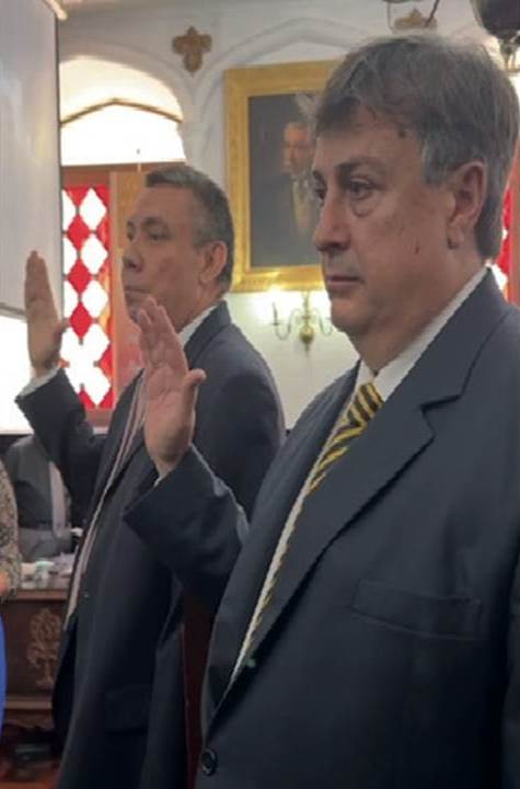 Acto de juramentación y entrega de diplomas de acreditación como Colaboradores Especiales de la Academia de Ciencias Políticas y Sociales a los profesores Pier Paolo Pasceri Scaramuzza y Carlos Eduardo Camero Camero – 2024