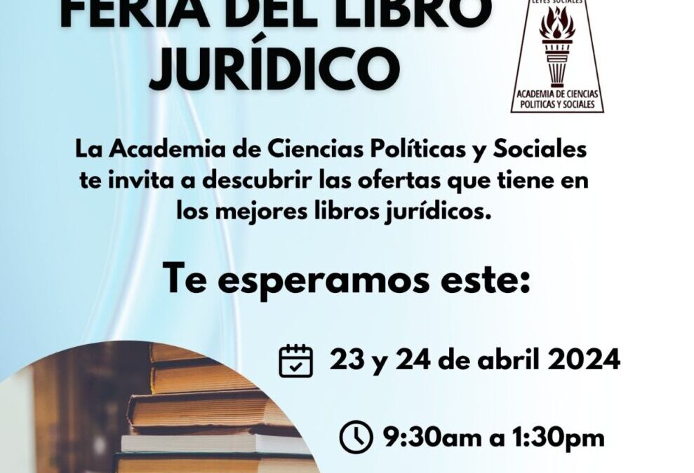 Feria del libro jurídico – Acienpol 2024