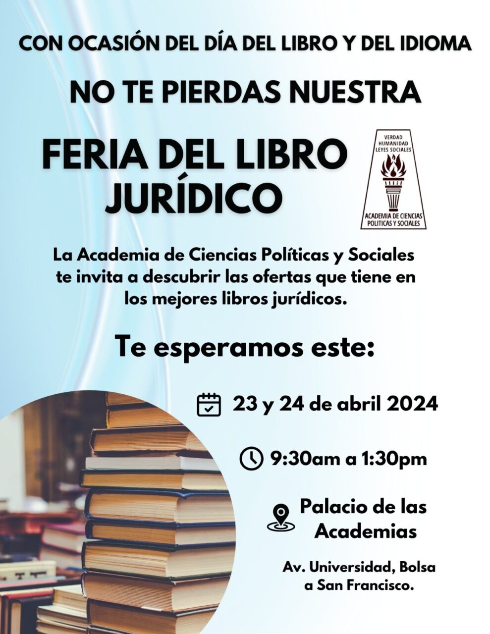 Feria del libro jurídico – Acienpol 2024