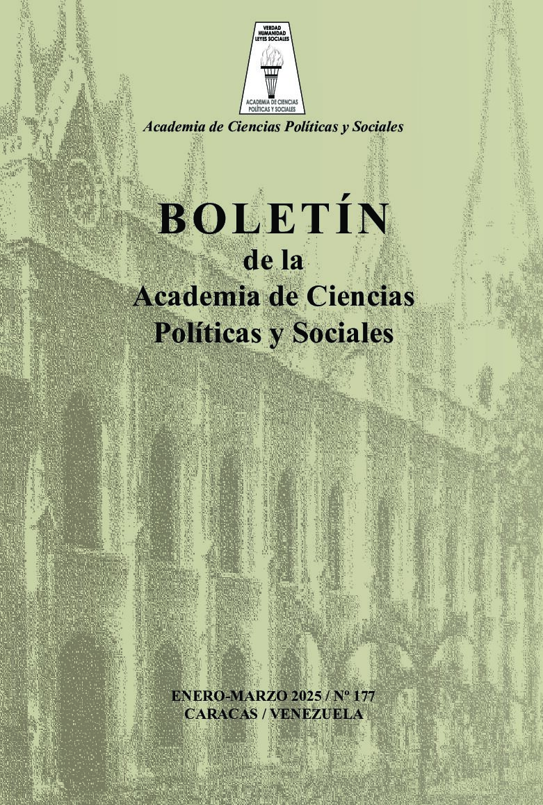 Boletín de la Academia de Ciencias Políticas y Sociales Nro. 177, enero-marzo 2025