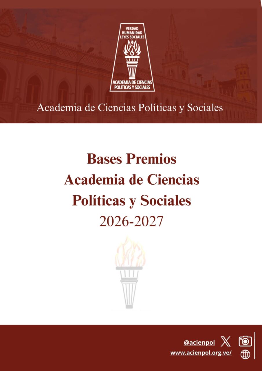 Bases Premios Academia de Ciencias Políticas y Sociales 2026-2027