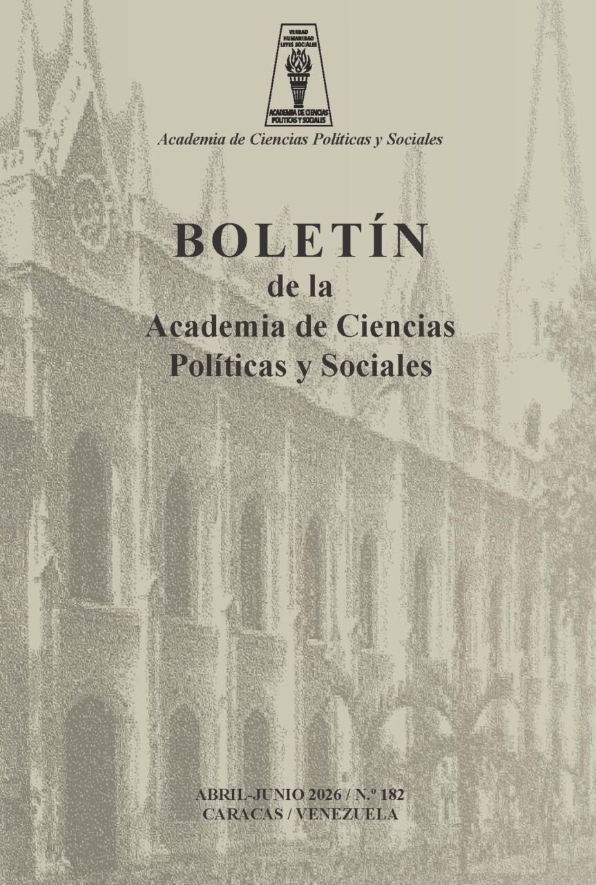 Boletín de la Academia de Ciencias Políticas y Sociales N° 182, abril-junio 2026